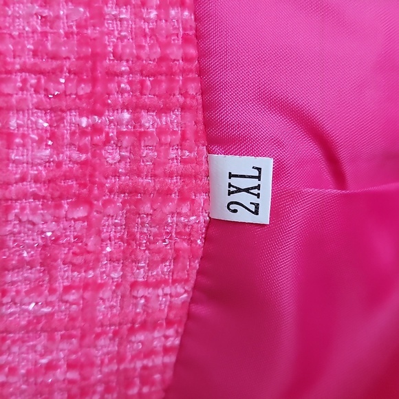 Inspired Pink Fringed Jacket with Star Embellishments - Picture 14 of 14